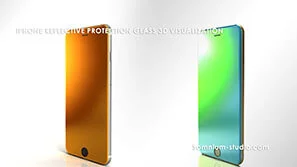 Protection Glass 3D Visualization